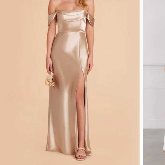 Birdy Grey Strapless Gold Dress - Picture 6 of 13